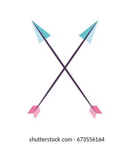 Decorative arrows boho style