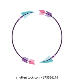 Decorative arrows boho style