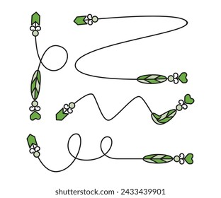 decorative arrows symbols vector illustration