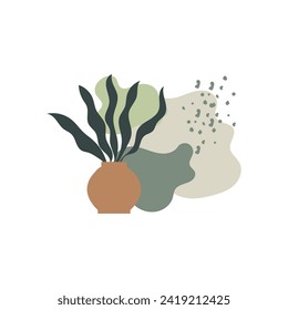 decorative art aesthetic logo vector illustration template design