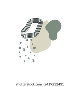 decorative art aesthetic logo vector illustration template design