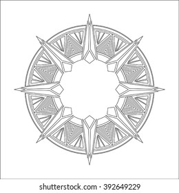 Decorative Art Deco element. 