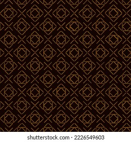 decorative art. hand drawn squares and crosses. brown repetitive background. vector seamless pattern. geometric fabric swatch. wrapping paper. continuous design template for textile, linen, home decor