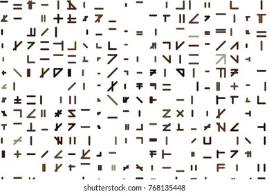 Decorative and artistic line or shape illustrations. Good for design texture & background. Vector isolated on white.