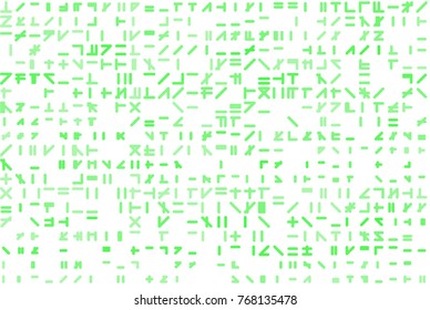Decorative and artistic line or shape illustrations. Good for design texture & background. Vector isolated on white.