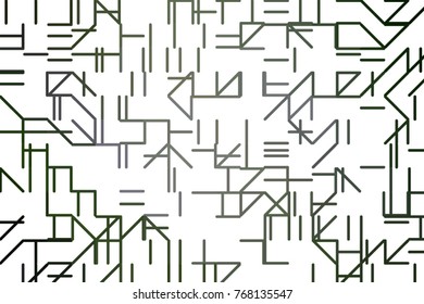 Decorative and artistic line or shape illustrations. Good for design texture & background. Vector isolated on white.