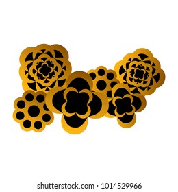 Decorative asian flower