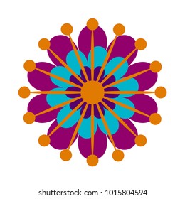 Decorative asian flower