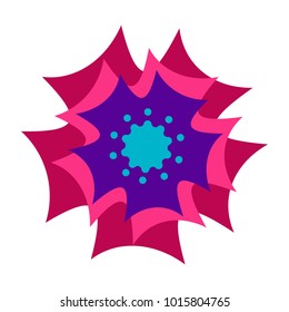Decorative asian flower