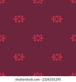 Decorative Asian Folk Seamless Pattern. Traditional Ornament of Asian Nomads: Kyrgyz, Kazakhs, Bashkirs, Tatars, Yakut, Mongols. Ethnic Vector Illustration for Paper Products, Textiles.
