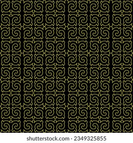 Decorative Asian Folk Seamless Pattern. Ornament of Asian Nomads Style: Kyrgyz, Kazakhs, Bashkirs, Tatars, Yakut, Mongols. Ethnic Vector Illustration for Paper Products, Textiles.