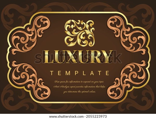 Decorative Asian traditional art frame. Elegant vector\
element Eastern style, place for text. illustration for invitations\
and greeting cards.\
