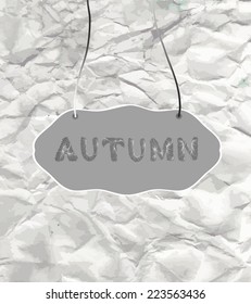 Decorative autumn background 