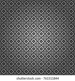 Decorative backdrop in black, white and gray colors can be used for wallpaper, pattern fills, page background, surface textures. Vector abstract geometric colorful seamless pattern for background.