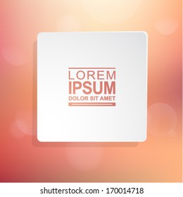 Decorative backdrop with blank space. EPS-10