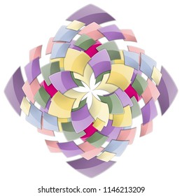 Decorative Backdrop with Spirally, Vortex Effect. Abstract Object with Spiraling Inwards. Decorative Backdrop Can be Used for Web Page Background
