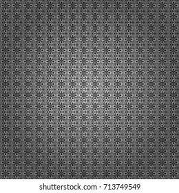 Decorative backdrop in white, black and gray colors can be used for wallpaper, pattern fills, page background, surface textures. Vector abstract geometric colorful seamless pattern for background.