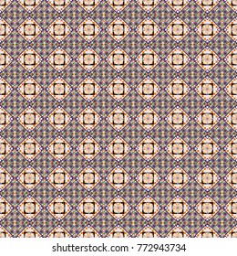 Decorative backdrop in white, purple and violet colors can be used for wallpaper, pattern fills, page background, surface textures. Vector abstract geometric colorful seamless pattern for background.