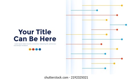 Decorative background or backdrop with paper white overlaying elements and colorful dots. Modern flat design template with place for text. Simple vector illustration for business banner or website.