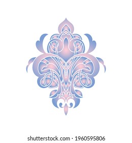 Decorative background with beautiful pattern. Element for design. Vector illustration.