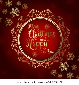 Decorative background for Christmas and the New year