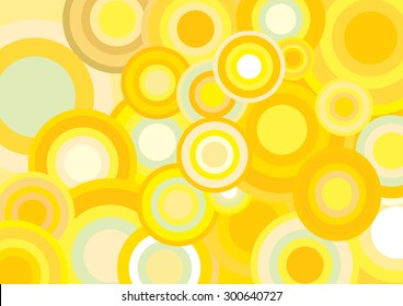 Decorative background circles yellow