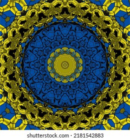 Decorative background with a circular pattern