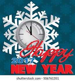 Decorative background composed of winter snowflakes.