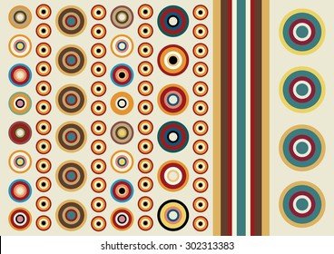 decorative background concentric circles