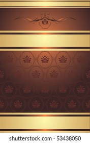 Decorative background for design. Wrapping. Vector