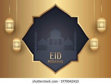 Decorative background for Eid Mubarak