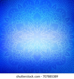 Decorative background with elegant mandala design