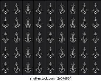 Decorative background from a floral ornament, Fashionable modern wallpaper or textile