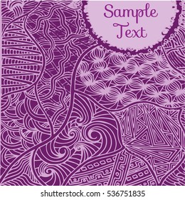 Decorative background with flourishes background with flourishes, banner with text