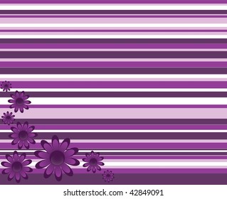  Decorative background with flowers