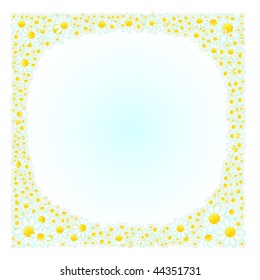 Decorative background with flowers