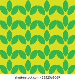 Fondo decorativo de hojas verdes