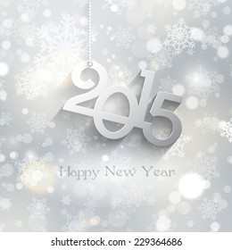 Decorative background for a Happy new year