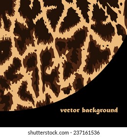 Decorative background with imitation skins giraffe.