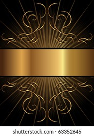 decorative background label