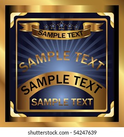 decorative background label (EPS 10)