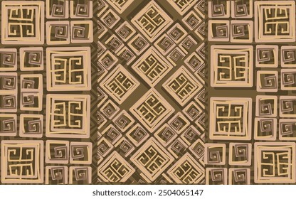 decorative background with line pattern forming brown background
