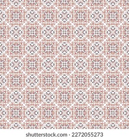 Decorative background made of small squares. The rich decoration of abstract patterns for construction of fabric or paper. 