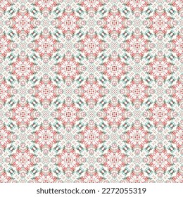 Decorative background made of small squares. The rich decoration of abstract patterns for construction of fabric or paper. 