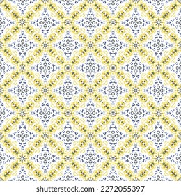 Decorative background made of small squares. The rich decoration of abstract patterns for construction of fabric or paper. 