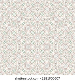 Decorative background made of small squares. The rich decoration of abstract patterns for construction of fabric or paper. 