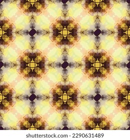 Decorative background made of small squares. The rich decoration of abstract patterns for construction of fabric or paper. 