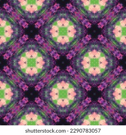 Decorative background made of small squares. The rich decoration of abstract patterns for construction of fabric or paper. 