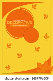 Decorative background. Ornament, event, festival, summer, menu list, frame