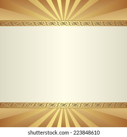 decorative  background with ornamental border